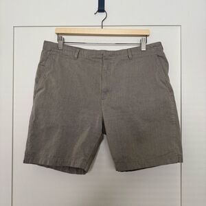 Theory Shorts 7.5'' Mens Size 36 Gray Chino 100% Cotton Golf Preppy Academia